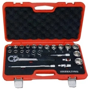 Izeltaş 1113002024 1/2'' Altı Köşe Lokma Anahtar Takımı 24'lü