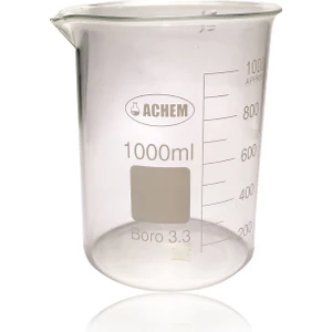 1000Ml Cam Beher Kısa Form