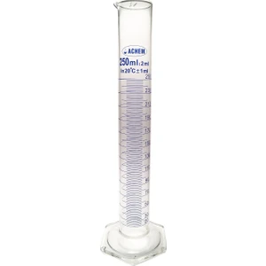 250Ml Cam Mezür Uzun Form Mavi Skala