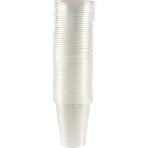 Şeffaf Plastik Pet Bardak 180 cc 100 Adet