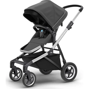 Sleek Shadow Grey on Aluminium Bebek Arabası