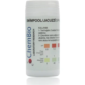 Chembio Havuz Ph Sertlik Klor Alkalinite Test Kiti 50Ad.