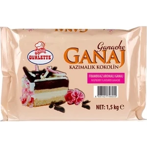Pembe Frambuaz Kazımalık Ganaj 1,5 kg