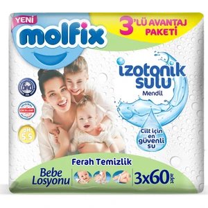 İzotonik Ferah Temizlik Bebe Losyonlu Islak Havlu 180 Yaprak