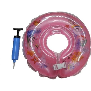 Pembe Bebek Boyun Simidi(Şişirme Pompası Hediyeli)