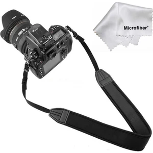 Tüm Dslr ve Aynasız Fotograf Makineleri Için Neoprene Omuz Boyun Askısı Neck Strap