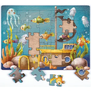King Of Puzzle Batık Gemi Ahşap Puzzle 35 Parça (Xxxv-04)