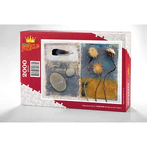King Of Puzzle Hindiba ve Zen Taşları Ahşap Puzzle 2000 Parça (NT50-MM)