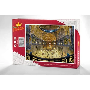 King Of Puzzle Ayasofya Camii - Iç Görünüm Ahşap Puzzle 2000 Parça (SY52-MM)