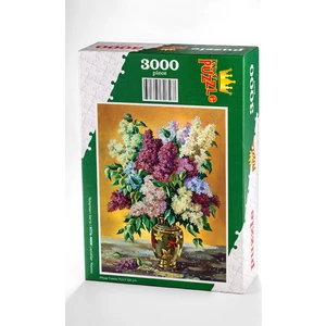 King Of Puzzle Leylaklar  Vazosu Ahşap Puzzle 3000 Parça (NT76-MMM)