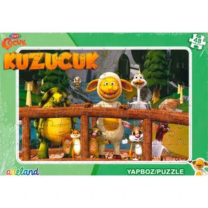 Adeland Trt Çocuk Kuzucuk 48 Parça Yapboz / Puzzle (3+)