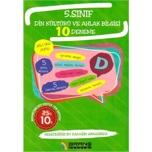 Branş Akademi 5. Sınıf Din Kültürü 10 Deneme 2019