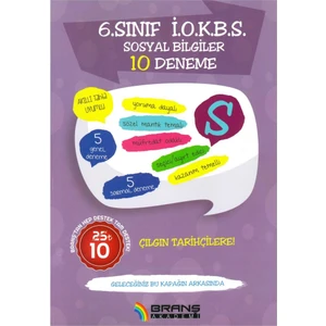 Branş Akademi 6. Sınıf Sosyal Bilgiler 10 Deneme 2019