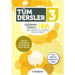 Tudem Yayınları 3. Sınıf Tüm Dersler HBA