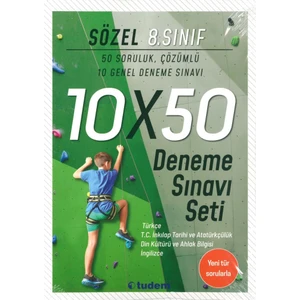 Tudem Yayınları 8. Sınıf Sözel 10X50 Deneme Sınavı Seti