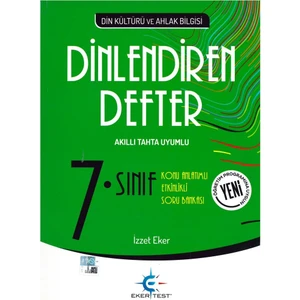 Eker Test Yayınları 7. Sınıf Dinlendiren Defter 2019