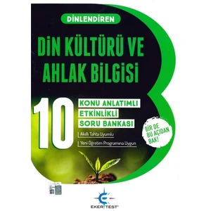 Eker Test Yayınları 10. Sınıf Dinlendiren Din Kültürü Soru Bankası 2019