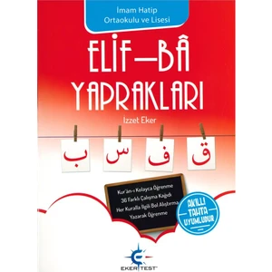 Eker Test Yayınları Arı Yayıncılık Elif Ba Çalışma Yaprakları