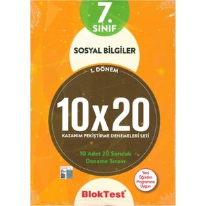 Tudem Yayınları 7. Sınıf Sosyal Bilgiler 10X20 Deneme 2019