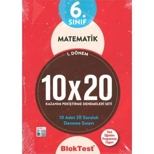 Tudem Yayınları 6. Sınıf Matematik 10X20 Deneme 1. Dönem 2019