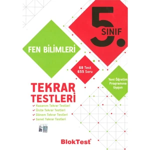 Tudem Yayınları 5. Sınıf Fen Bilimleri Tekrar Testleri 2019