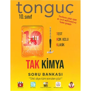 Tonguç Akademi 10. Sınıf Tak Kimya Soru Bankası