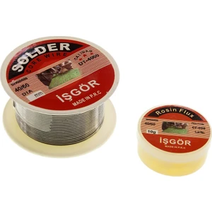 Lehim Pastası ve Lehim Teli Lehimleme Kremi Solder 40/60