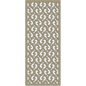 Liar Ahşap Seperatör (Paravan) - KSP-09 - (10 mm) - (69 cm x 139 cm) - (Ham)