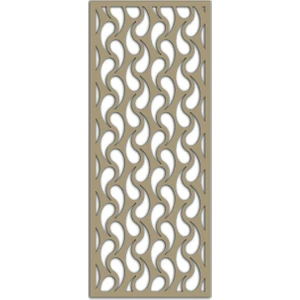 Liar Ahşap Seperatör (Paravan) - KSP-14 - (10 mm) - (69 cm x 139 cm) - (Ham)