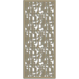 Liar Ahşap Seperatör (Paravan) - KSP-56 - (10 mm) - (69 cm x 139 cm) - (Ham)
