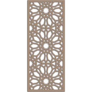 Liar Ahşap Seperatör (Paravan) - KSP-201 - (10 mm) - (69 cm x 139 cm) - (Ham)