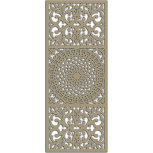 Liar Ahşap Seperatör (Paravan) - KSP-204 - (10 mm) - (69 cm x 139 cm) - (Ham)