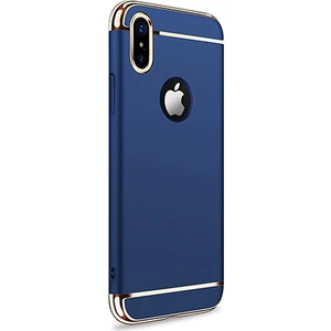 JR-BP364 Apple iPhone X/XS Ling Serisi Silikon Kılıf Kapak Lacivert