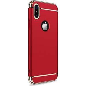 JR-BP364 Apple iPhone X/XS Ling Serisi Silikon Kılıf Kapak Kırmızı