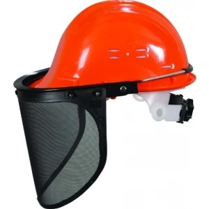 Vidalı Baret + Braket + Tel Örgü Vizör