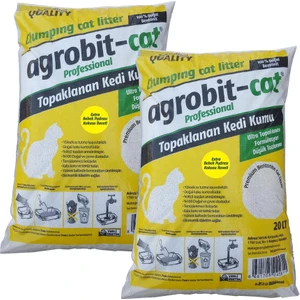 Cat Bebek Pudrası Kokulu Doğal Bentonit Kedi Kumu 2 x 20 lt