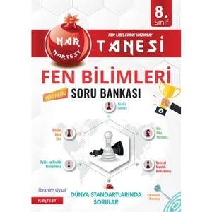 Nartest Yayınevi 8. Sınıf Nar Tanesi Fen Bilimleri Altın Sorular