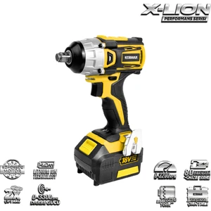 RTX2028 18V 4Ah Li-Ion Çift Akülü Kömürsüz Darbeli Somun Sıkma