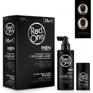 Men Saç Dolgunlaştırıcı Saç Fiberi Saç Tozu+Sprey 2Li Set