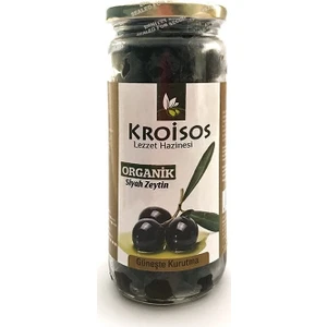 Organik Siyah Zeytin - Güneşte Kurutma - 310 gr