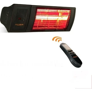 GSS20PLG Goldsun Supra Plus Kumandalı Az Işıklı IP55 Suya Dayanıklı 5 Kademeli Isıtıcı 2000 W