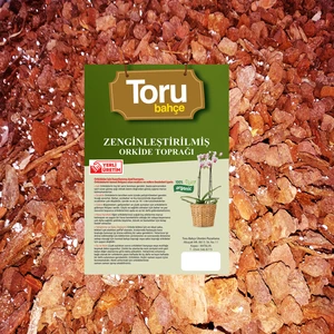 Toru Bahçe Orkide Toprağı Zenginleştirilmiş Özel Karışım Pomzataşı-Çamkabuğu-Perlit