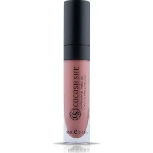 Cocosh She Professional Make Up Long Lasting Lipgloss Who Lipstick Ruj 21 Nude Rose