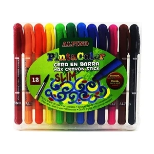 Alpıno PX-000112 12 Renk Sılky Crayon
