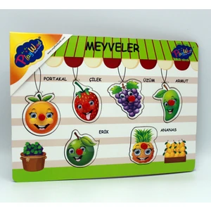 Ahşap Tutmalı Meyveler