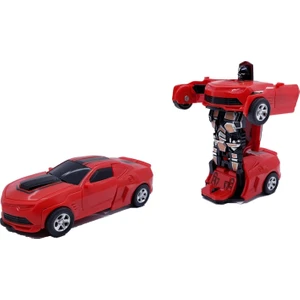 Can Otomatik Robota Dönüşen Araba Kırmızı