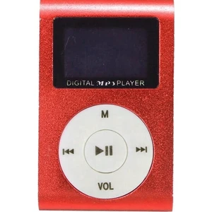 Dijital Ekranlı Mp3 Player - Kırmızı