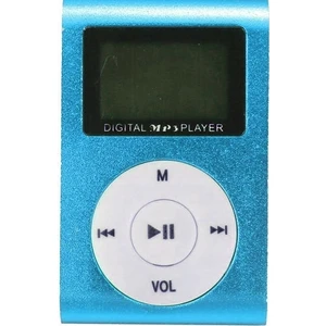Dijital Ekranlı Mp3 Player - Mavi