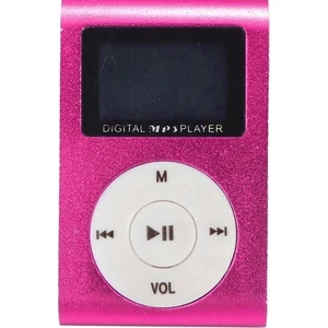 Dijital Ekranlı Mp3 Player - Pembe