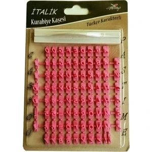 Cakes&party Alfabe Kurabiye Kaşesi Italik 4'lü Set
